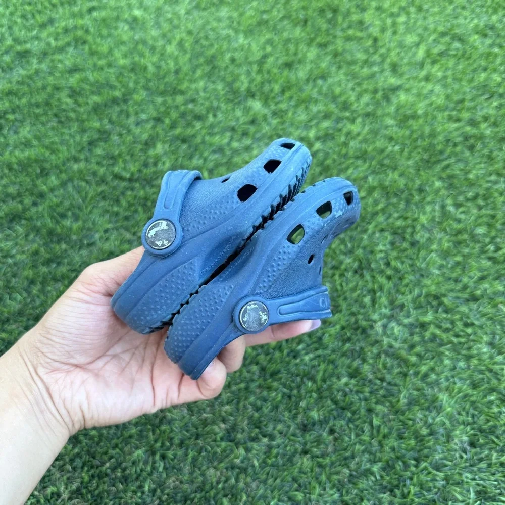 Kids Blue Crocs Clogs